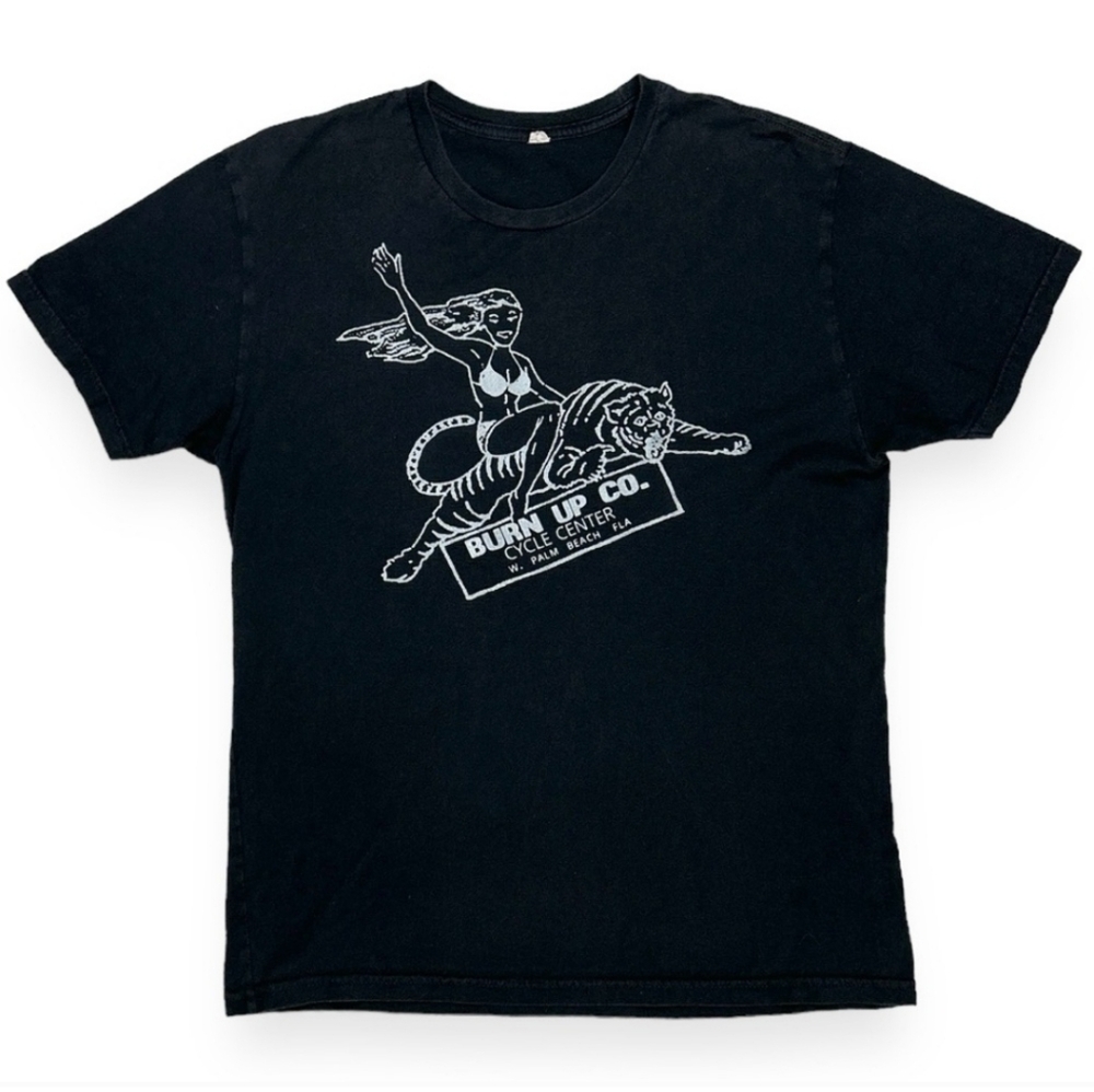 NEXT LEVEL Black Burn Up Co. Cycle Center S/S Shirt